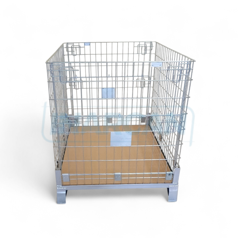 CONTAINER ARMAZENAGEM 500KG FUNDO DE MADEIRA 516-059