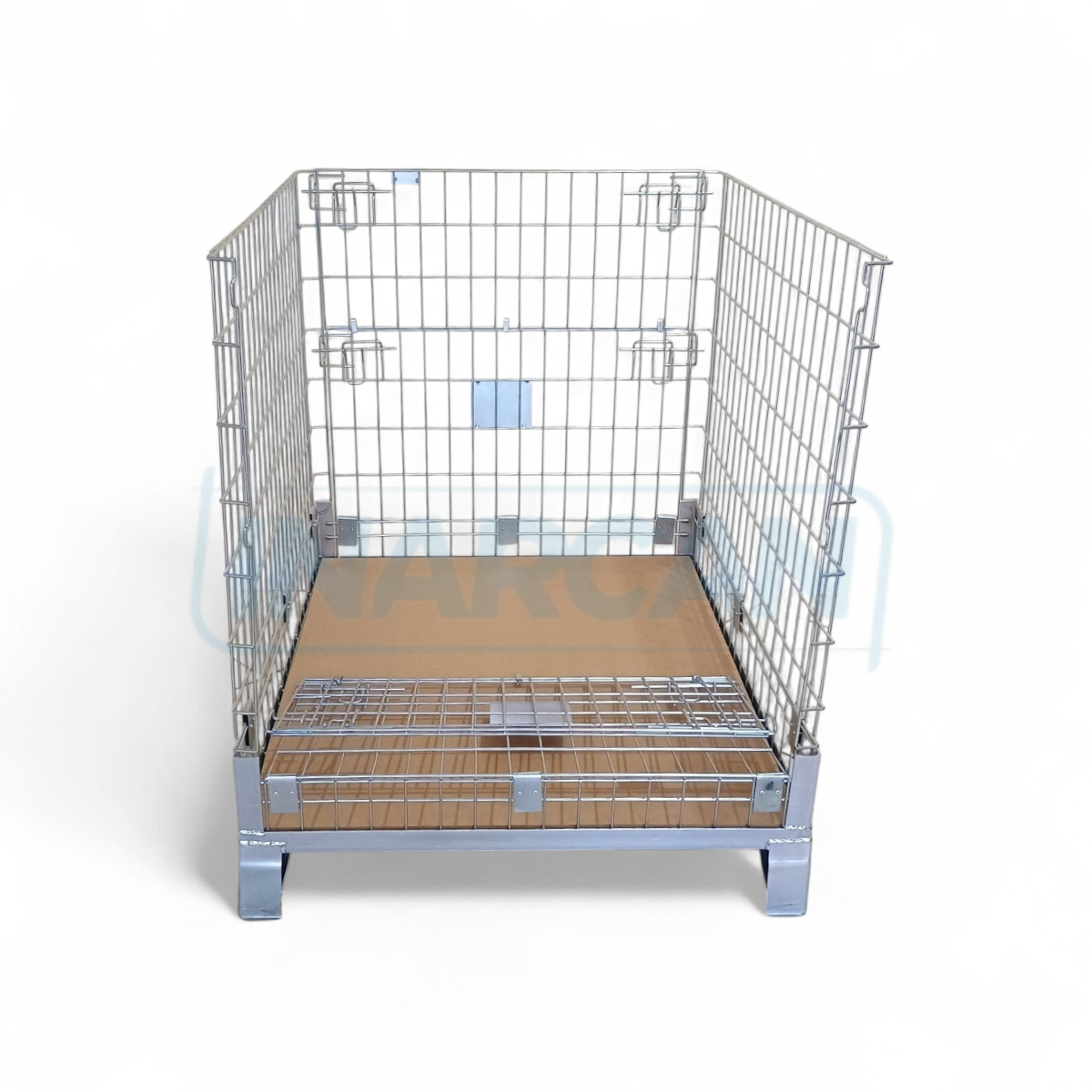 CONTAINER ARMAZENAGEM 500KG FUNDO DE MADEIRA 516-059 - Imagem 3
